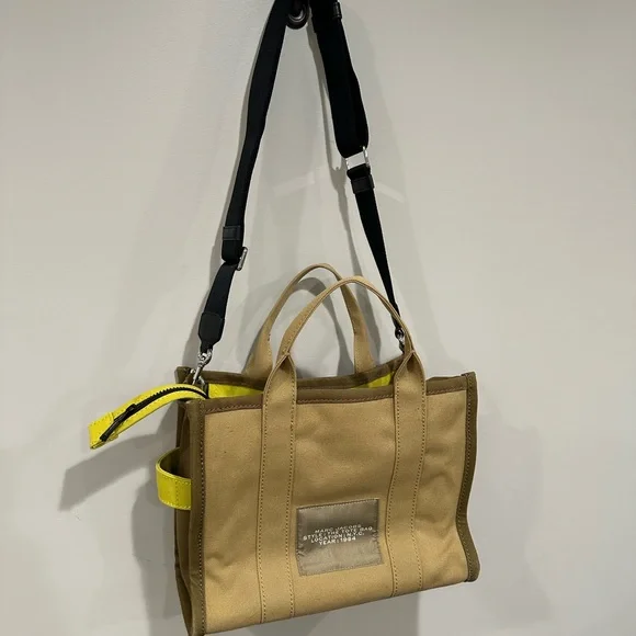 Marc Jacobs Tan and Yellow Tote Bag - Picture 2 of 4